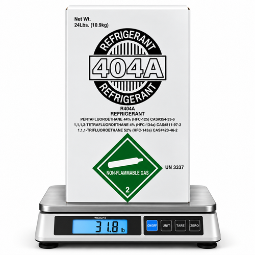 R-404A Refrigerant – 24 lb Factory Sealed Cylinder